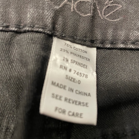 Cache Black Crystal Studded Jeans Sz 0 - Picture 2 of 6